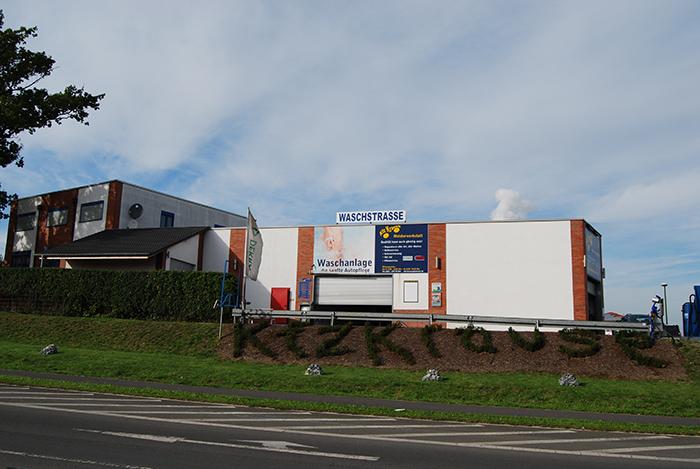 Waschstraße und Werkstattgelände von Kfz Krause in Lünen-Brambauer